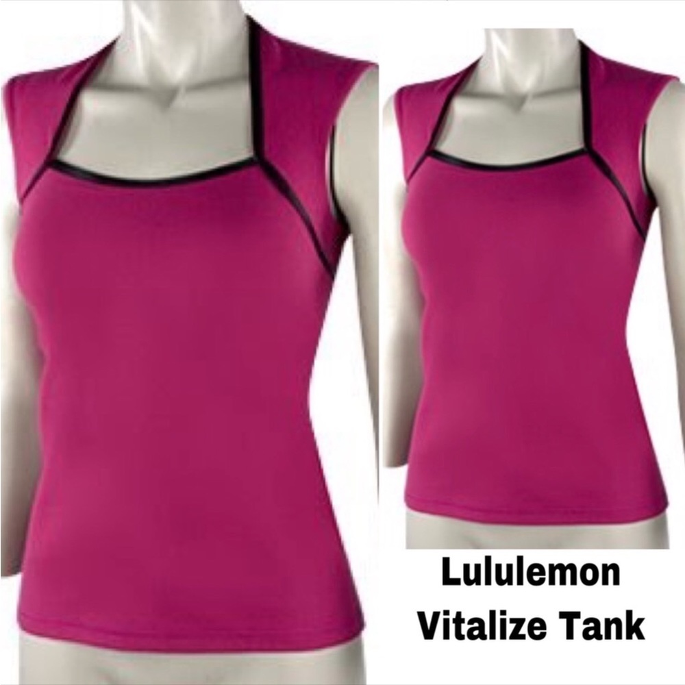 Lululemon Vitalize Tank In Raspberry Color - image 1